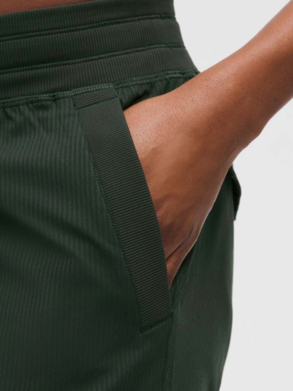 lululemon athletica Dark Green Cargo Track Pants - Picture 6 of 8